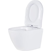 Унитаз подвесной Roxen Antares в комплекте с инсталляцией StounFix Dual Fresh 6 в 1 868504 (кнопка: черный матовая)