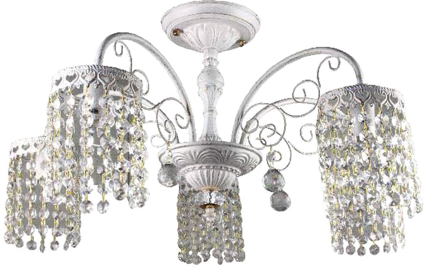 

Припотолочная люстра Aitin Pro STD15004/5 белый/золотая патина