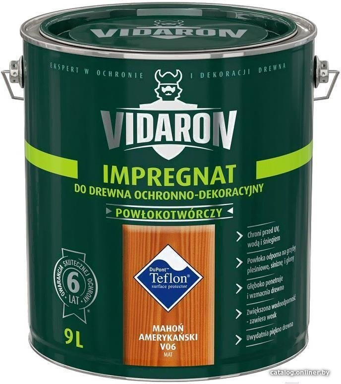 

Пропитка Vidaron Impregnant V06 9 л (американское красное дерево)
