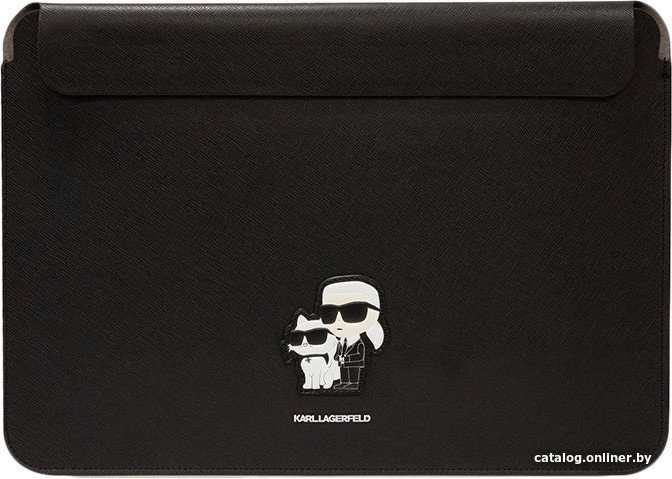 Чехол CG Mobile Karl Lagerfeld Saffiano Sleeve NFT Karl & Choupette KLCS14SAKCPMK 13/14 (черный)