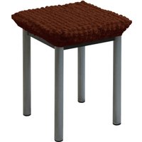 Чехол для стула Mio Tesoro ТК-2 6057 (шоколад/квадрат)