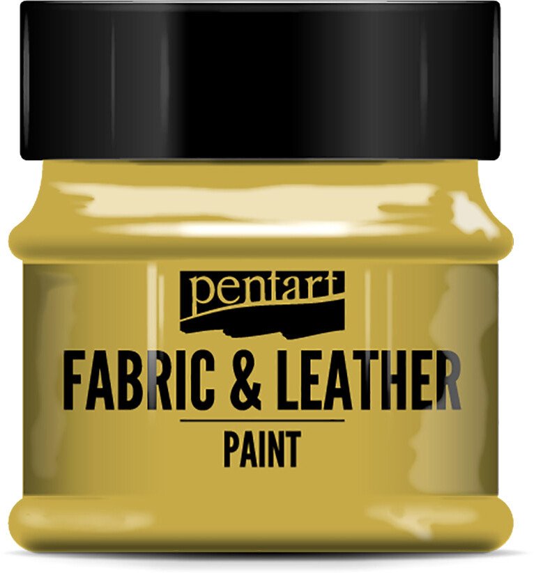 

Краска для текстиля Pentart Fabric & Leather paint 50 мл (золото)