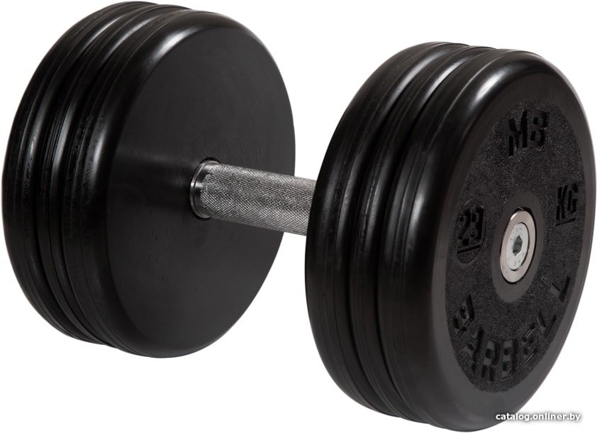 Гантель MB Barbell Классик 29 кг (вращающаяся ручка)