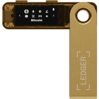 Аппаратный криптокошелек Ledger Nano S Plus (золотистый)