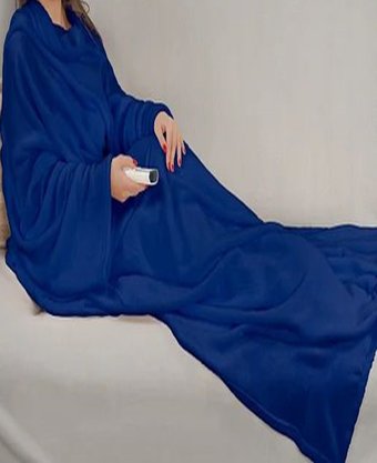 Плед Guten Morgen Флис №19-3939 150х200см ПК-Р-Син-150-200 (синий принт)