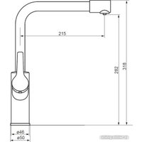 Смеситель Damixa Merkur 710771000 (хром)