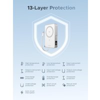 Внешний аккумулятор Ugreen MagFlow PB773 10000mAh (белый)