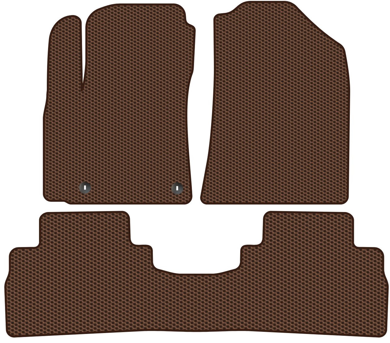 

Комплект ковриков для авто Alicosta Kia Soul III (хэтчбек 5 дв / SK3) 2019 - Н.В. задний цельный (коричневый, сота)