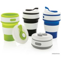 Термокружка Xindao P432.607 350 мл (зеленый/белый)