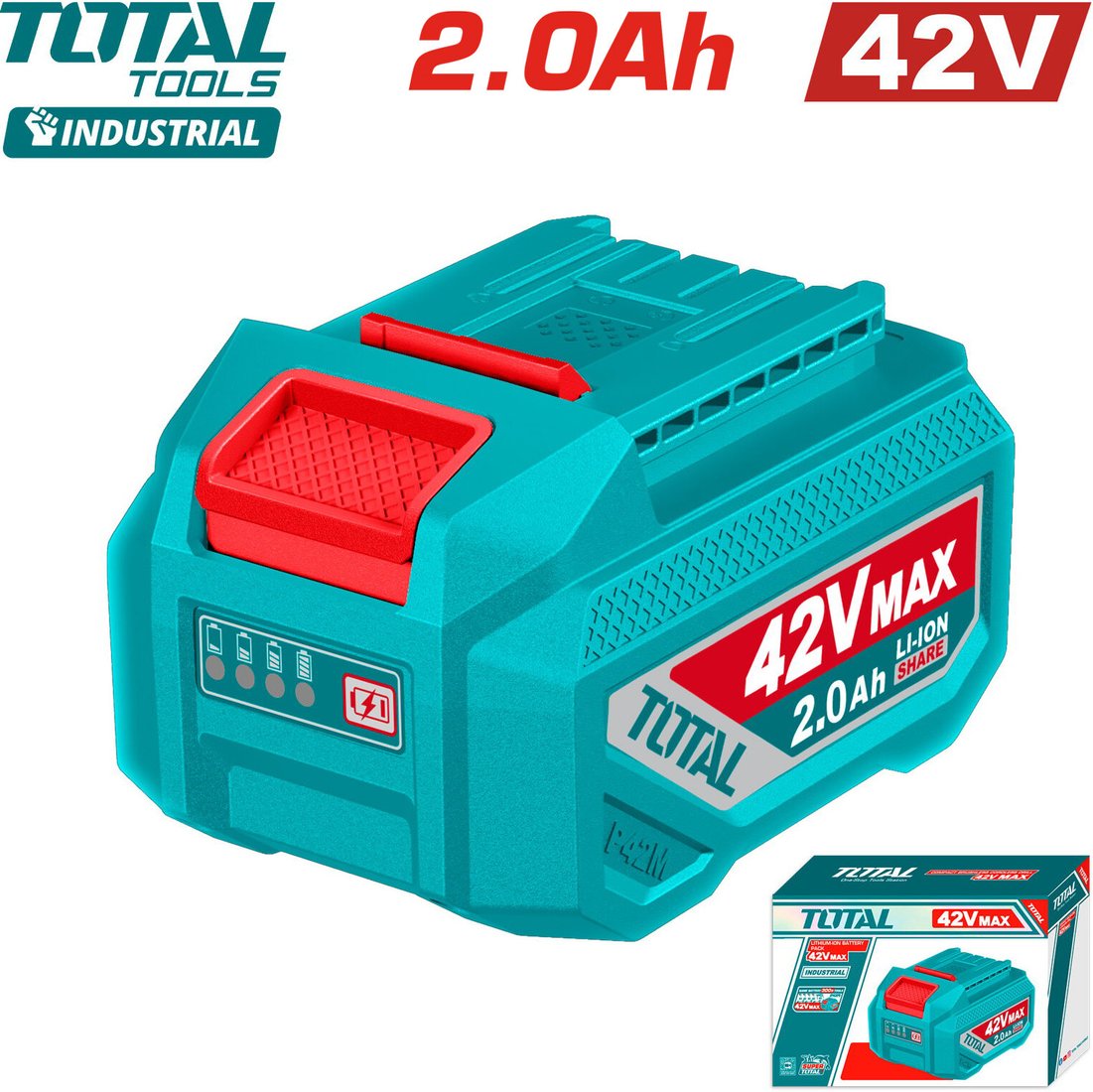 

Аккумулятор Total TFBLI42201 (42В/2 Ah)