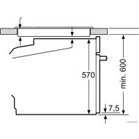 Электрический духовой шкаф Bosch HBT537FB0