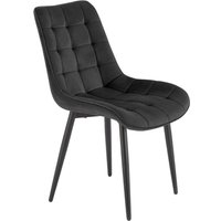 Стул Halmar Ganso (черный/черный)