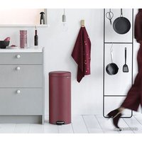 Мусорное ведро Brabantia Pedal Bin NewIcon 30 л (минерально-бордовый)