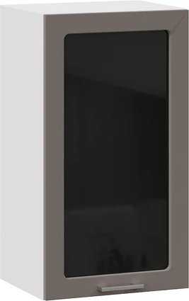 

Шкаф навесной Трия Габриэлла 1ВВ4С с одной дверью (белый/муссон)