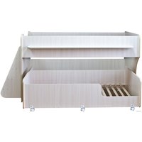 Двухъярусная кровать Красная звезда Р444 Капризун 7 160/180x80 (дуб млечный)