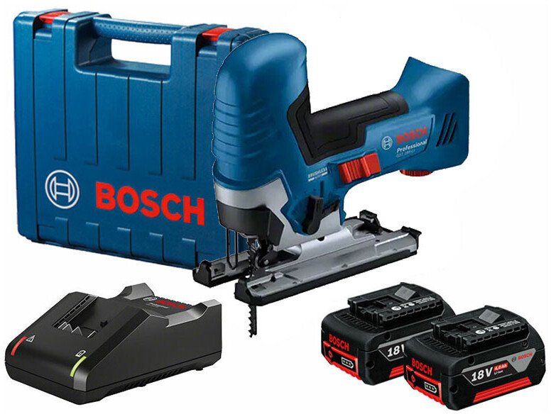 Электролобзик Bosch GST 185-LI Professional 06015B2022 (с 2-мя АКБ, кейс)