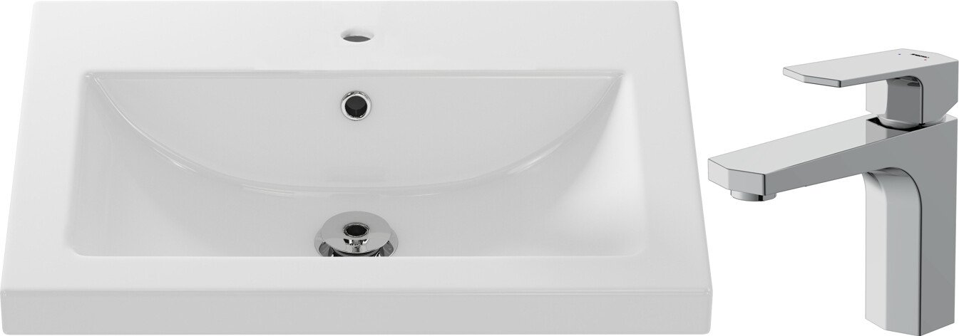 

Умывальник Cersanit Como 60 S-UM-COM60/1-w + 63055