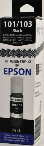 

Чернила White Ink 101/103 Black 140 мл (аналог Epson T664)