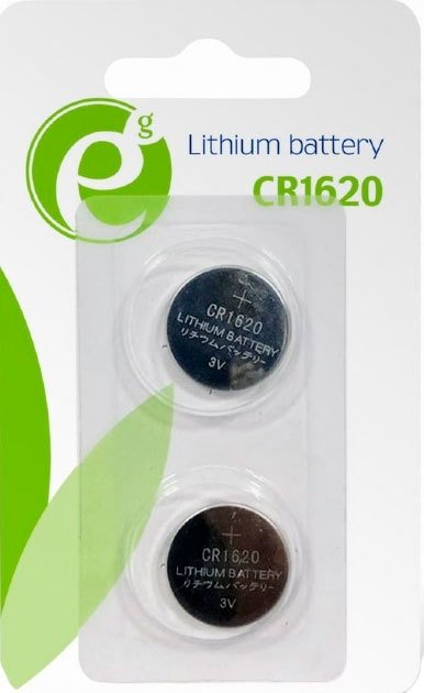 

Батарейка EnerGenie Lithium CR1620 2 шт. EG-BA-CR1620-01