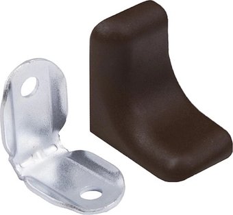 Уголок монтажный Речицкий метизный завод С металлической основой и пластиковой крышкой (венге)