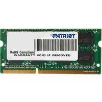 Оперативная память Patriot Signature Line 4GB DDR3 SO-DIMM PC3-12800 [PSD34G16002S]