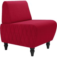 Интерьерное кресло MONOFIX Буно кресло (велюр/красный №36)