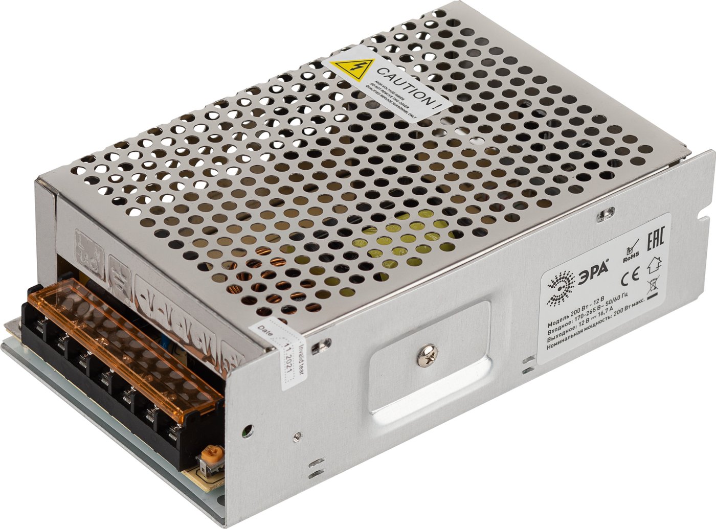 

Блок питания ЭРА LP-LED-200W-IP20-12V-M