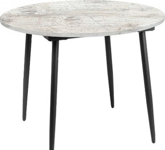 Кухонный стол СоюзРегионПоставка Опера d100 (муар черный/сосна монрепо)