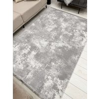 Ковер для жилой комнаты Radjab Carpet Лайла Прямоугольник UK97C (1.6x2.3, Light Gray)