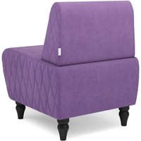 Интерьерное кресло MONOFIX Буно кресло (велюр/фиолетовый №18)