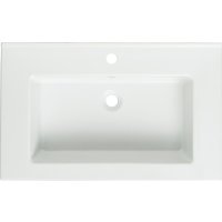  Runo Тумба с умывальником Модена 75 + Оскар 75 (подвесная, железный камень)