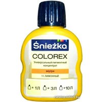 Колеровочная краска Sniezka Colorex 0.1 л (№11, лимонный)