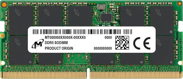 Micron 8ГБ DDR5 SODIMM 5600 МГц MTC4C10163S1SC56BD1 оперативную