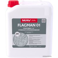 Акриловая грунтовка Flagman 01 (5 л, бесцветный)