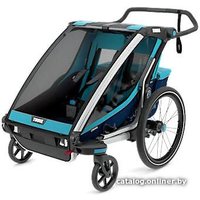 Детский велоприцеп Thule Chariot Cross 2 (Thule Blue/Poseidon)