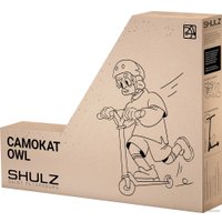 Трюковый самокат Shulz OWL (бледно-красный)