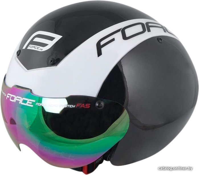 Cпортивный шлем Force Globe S/M (черный/белый)