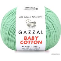 Пряжа для вязания Gazzal Baby cotton 3433 50 г 165 м (зеленый)