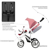 Универсальная коляска BEBETTO Magnum (3 в 1, 207, белая рама)
