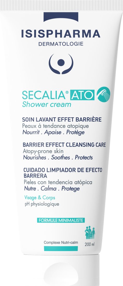 ISISPHARMA Крем-гель Secalia Ato Shower Cream очищающий для душа для сухой кожи 200 мл