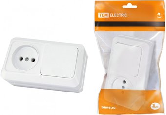 Розетка TDM Electric Ладога SQ1801-0105 (белый)