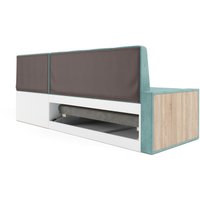 Угловой диван Мебель-АРС Таллин 191x83x121 (голубой Luna 089)