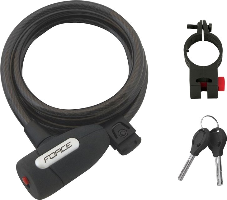 

Тросовый велосипедный замок Force Lux 150/10 49132