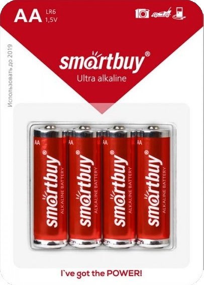 

Батарейка SmartBuy Ultra Alkaline AA 4 шт. SBBA-2A04B