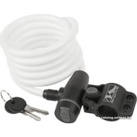 Тросовый велосипедный замок M-Wave S 10.18 (белый)