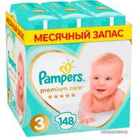 Подгузники Pampers Premium Care 3 (148 шт)