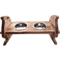 Миски на подставке KraftHouse 40x17x19см на подставке 2045071165096