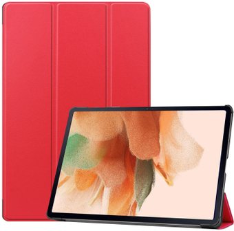 Чехол для планшета JFK Smart Case для Samsung Galaxy Tab S7 FE/ Tab S7 Plus/ Tab S8 Plus (красный)