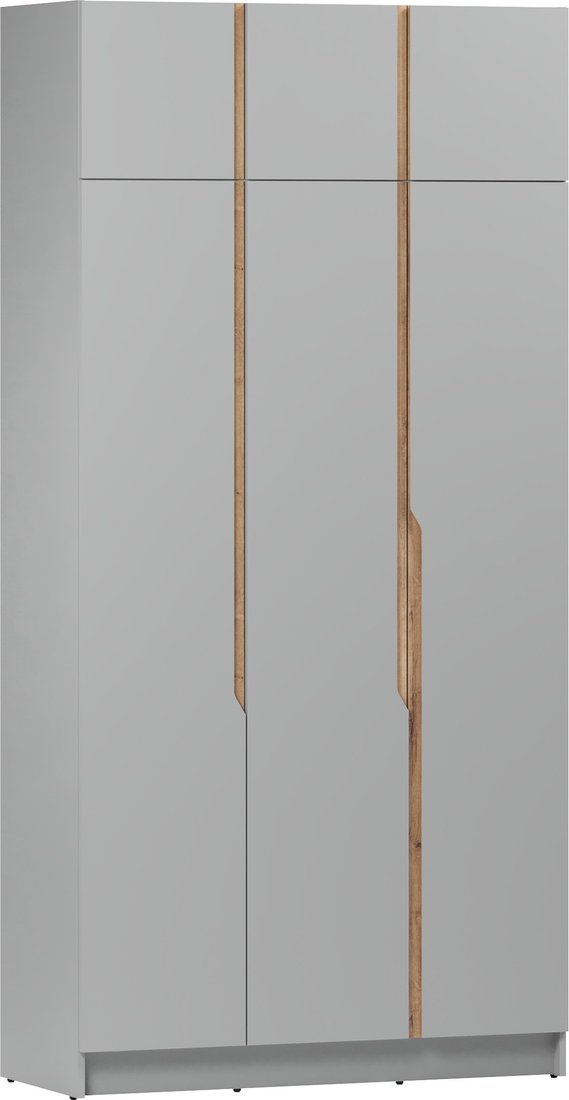 

Шкаф распашной ЭлиГард Aura 3Dа (дымчатый алмаз)