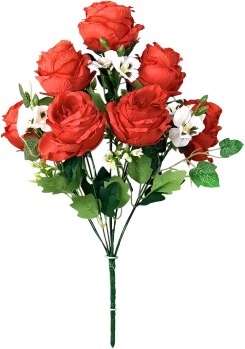 

Искусственный букет KlrBy Розы и фиалкис добавками СН23к